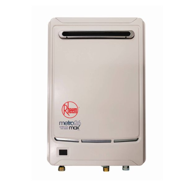Rheem 26L Metro Max Gas Continuous Flow Hot Water Heater - Supply Only